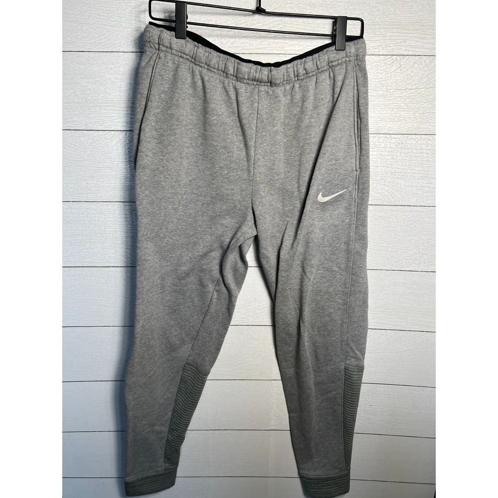 Nike Softball Womens M Grey Fleece Training Joggers Sweatpants DH5804-071 30x28